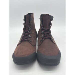 Sorel Mens Waterproof Brown Leather Lace-Up Boots Size 9.5 and 9